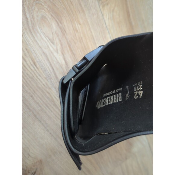 Birkenstock Rotterdam Sport Sole Blue Camo Sandals EU 42 Mens 9-9.5 Rare - Picture 13 of 14